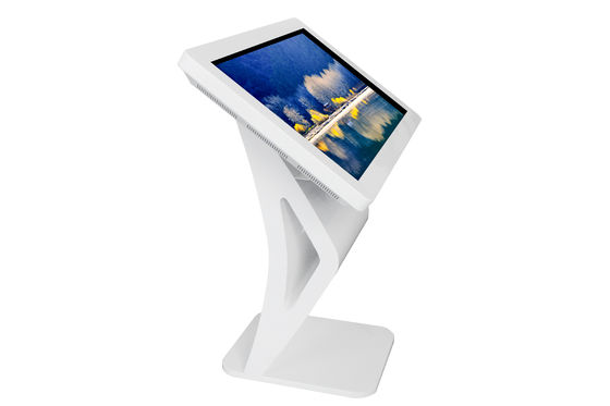 Interaktif 32 inci Floor Standing Digital Signage LCD Layar Sentuh Display RAM 2GB
