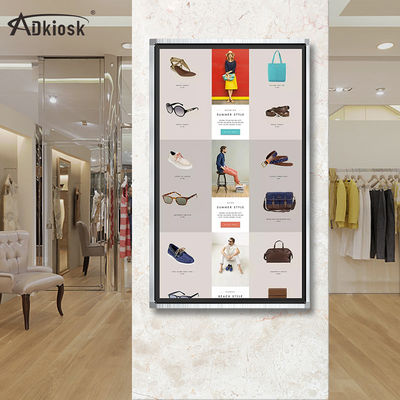Android 43Inch 4k Wall Mount Digital Signage Display Iklan LCD 16,7 juta Warna