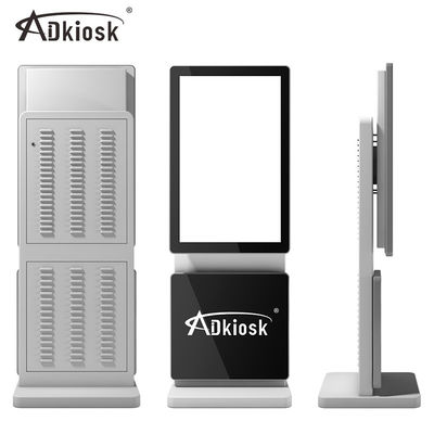 LCD Rotatable 49 inci Periklanan Digital Signage Display Player 1080P