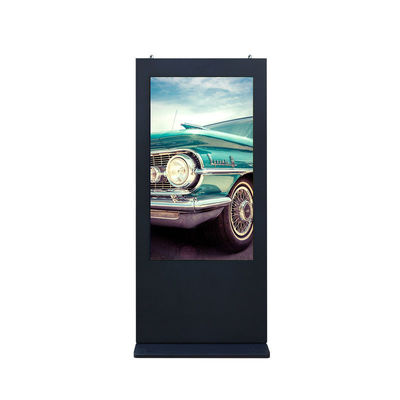 Signage Digital Luar Ruangan Tahan Air Kecerahan Tinggi 240V 55 Inch 65 Inch 75 Inch