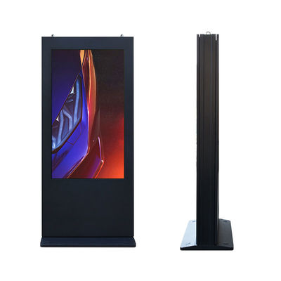 55 inci 4K Outdoor Digital Sign Boards Tampilan Layar 89 Sudut Tahan Air