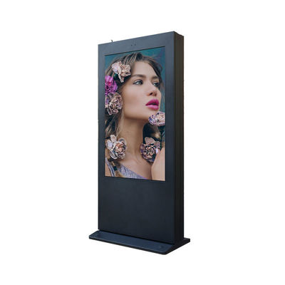 VGA HDMI Outdoor Digital Signage 55 Inch 1920*1080 3000nits Kotak Anti Korosi
