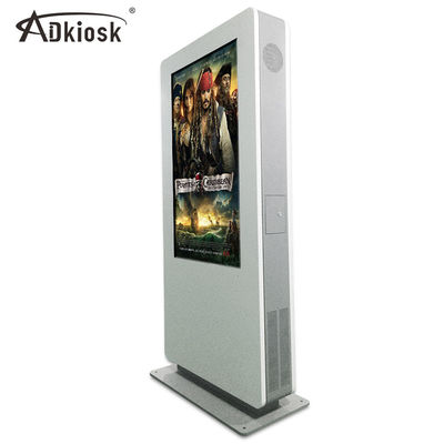 16:9 Outdoor LCD Digital Signage Monitor Display 2000nits Tahan Air 49 inci