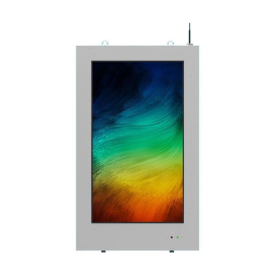 Slim 32 Inch Supermarket Wall Mounted Digital Signage Display Ketebalan 14cm