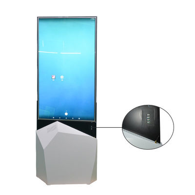 Kios Berdiri Lantai Dua Sisi 55 inci OLED Digital Signage Advertising Display