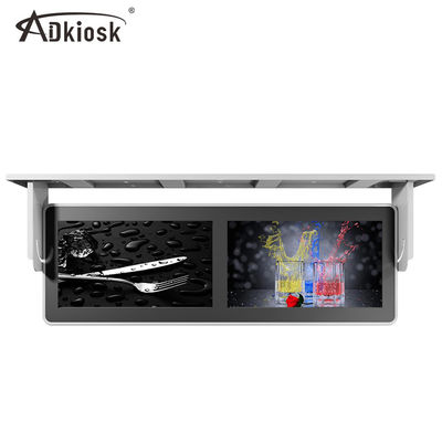 1080P Tampilan Iklan Bus Ganda Layar LED 19 inci 1366X768