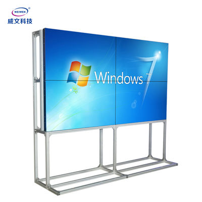 3.5mm Bezel Video Wall Floor Stand 3x3 FHD Resolusi 49Inch