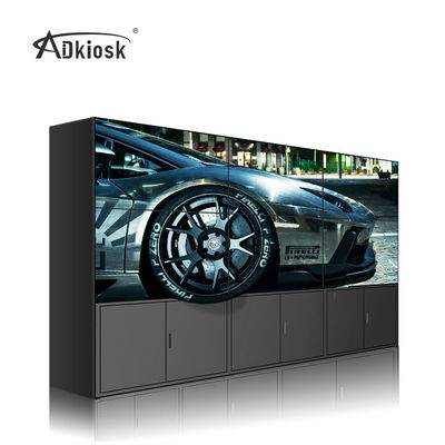 FHD Stand LCD Video Wall Display Resolusi 1920X1080 Tebal 110mm 55Inch