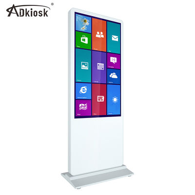 Museum Floor Standing Digital Signage 43Inch 350cd Android LCD Totem Display