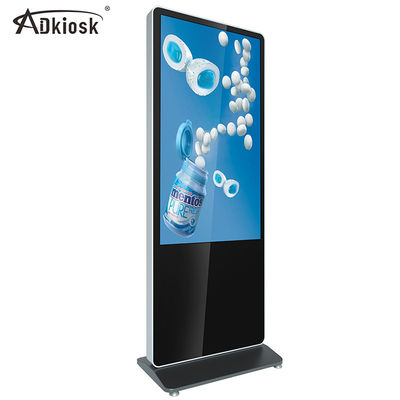 43inch Floor Standing Digital Signage OS Waktu Respons Android 8ms