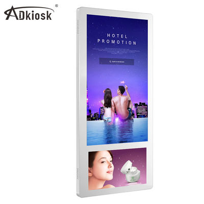 Elevator HD Indoor Advertising Digital Signage 18.5Inch Wall Mounting rom 8GB