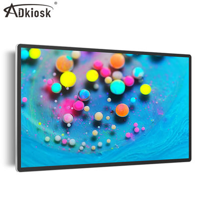 Layar Tampilan Menu Digital Android 27inch 60HZ 4K Digital Signage Player