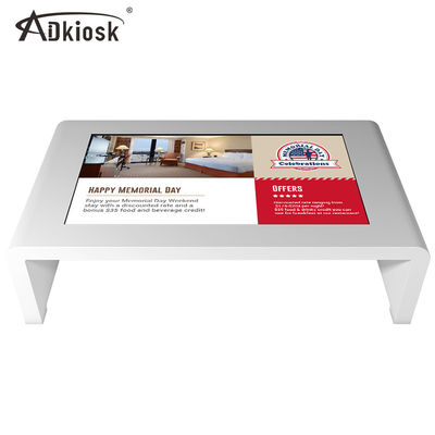 Meja Layar Sentuh Interaktif Cerdas Putih 60HZ 55inch Jenis TFT Inframerah