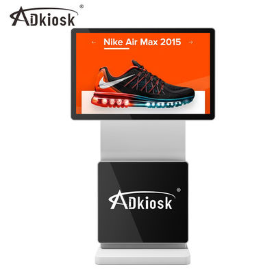 Tampilan Iklan Portabel yang Dapat Diputar 350cd / m2 Layar Digital Signage Dengan Webcam