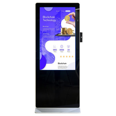 Kios Pembayaran Layanan Mandiri 49 Inch Kios Pemesanan Layar Sentuh Semua Dalam Satu