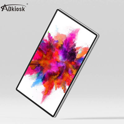 Layar Periklanan Digital 240V 75 inci 98 inci Layar LCD Dinding Kecerahan Tinggi