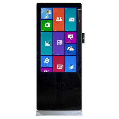 Layar Sentuh Floor Standing Kiosk LCD Bill Self Payment Kiosk 16.7M Color