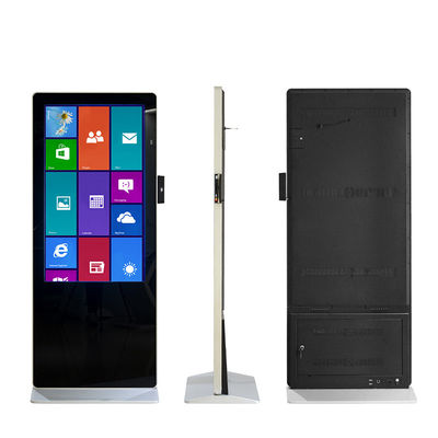 Layar Sentuh Floor Standing Kiosk LCD Bill Self Payment Kiosk 16.7M Color