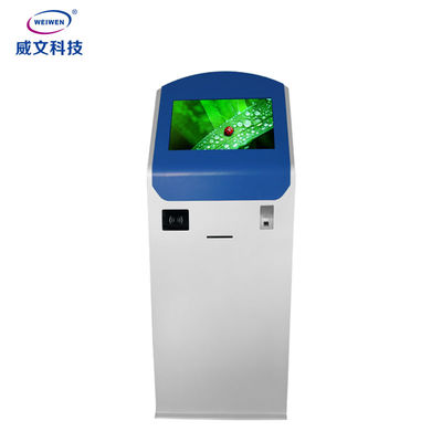 Antrian Layanan Mandiri Ticketing Kiosk Terminal 19Inch Floor Standing 1.5mm steel