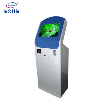 Antrian Layanan Mandiri Ticketing Kiosk Terminal 19Inch Floor Standing 1.5mm steel