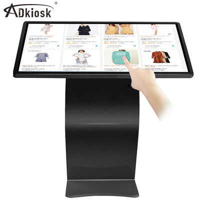 Layar Tampilan Digital Interaktif Multi Fungsional Totem 400cd/m2 LCD 49Inch