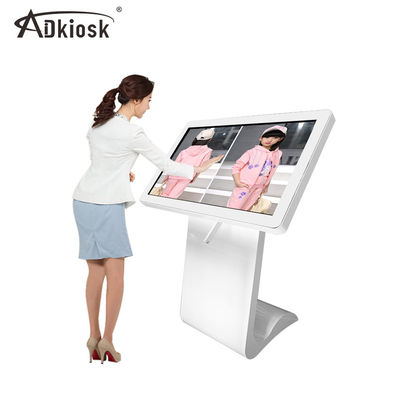 Totem Layar LED Transparansi Kios Layar Sentuh Interaktif TFT