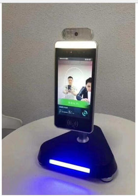 Kontrol Akses Termal Pengenalan Wajah Non Kontak 13.5W Jarak Jauh 1.2m tinggi