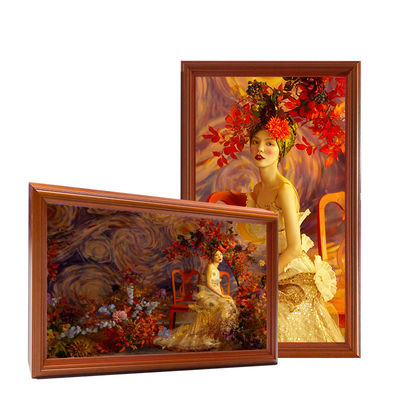 Bingkai Foto Digital 2K Besar Layar Besar 100v 55 Inch Signage Berdiri Bebas