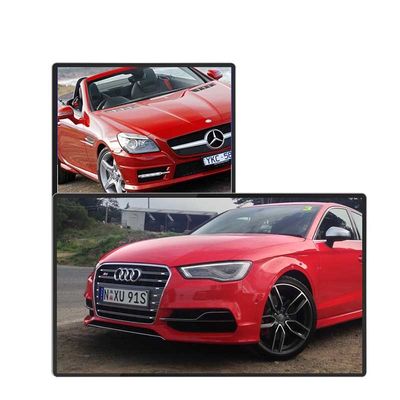 400cd / m2 Wall Mounted Car LCD Display Multilingual 22Inch Untuk Iklan