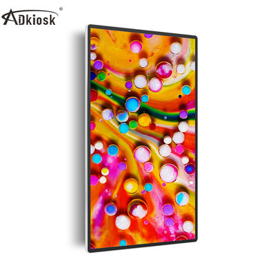 55 inci Elevator Digital Signage Display Advertising Panel RAM 2GB 89 Sudut Pandang