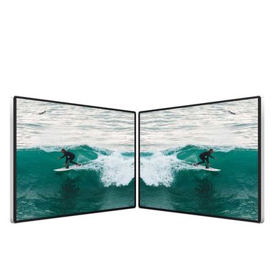 Bus 110V TV Advertising Player / Layar LCD Pemasangan di Dinding 400cd/m2 RK3188 CPU