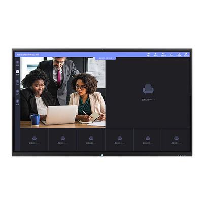 Papan Pengajaran Layar Sentuh Panel Interaktif LED 75 inci 450nits 1920x1080
