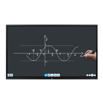 1080P Interactive Digital Whiteboard Panel LCD 1200:1 Untuk Pengajaran Online