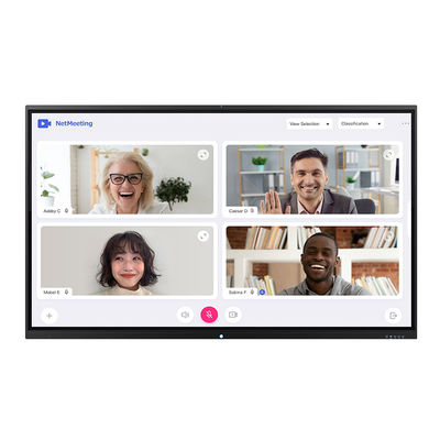 Sistem Android Smart Touch Screen Interactive Whiteboard 98Inch 16:9 Untuk Rapat
