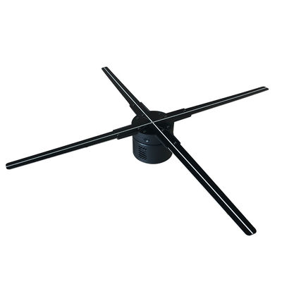 Wifi Bluetooth 3D Hologram Fan Display ABS PC AC240V Untuk Iklan