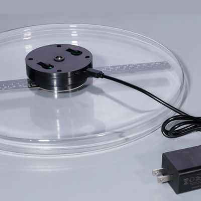 30cm Panel Led Holographic Display 120W Dengan Penutup Pelindung Akrilik