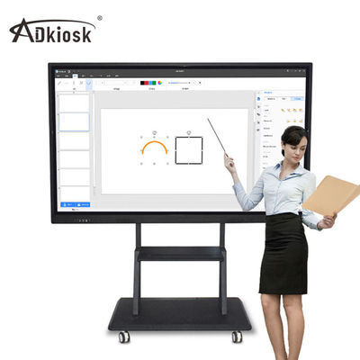 Papan Tulis Interaktif Layar Multi Sentuh Cerdas 43 Inch Untuk Telekonferensi