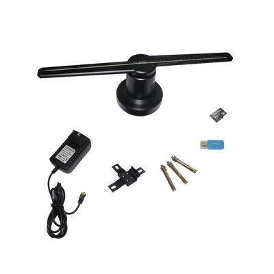 56cm 2Blades Super Light 3D Hologram Fan Display Dengan 638pcs LED Lamp Beads Light