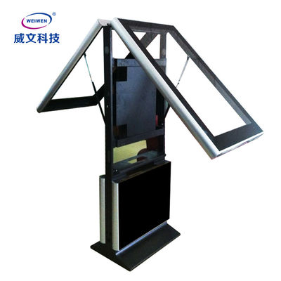 sisi ganda super tipis layar sentuh lcd luar ruangan digital monitor signage totem