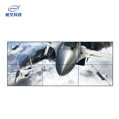 Tampilan Dinding Video LCD yang Dapat Dipasang di Dinding Layar Penyambungan LCD 1920x1080/4k 3x3