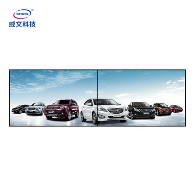 Layar Sentuh FHD Digital Signage AC100V 6ms Waktu Respons Badan Kaca Transparan