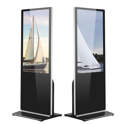 Pemain iklan vertikal 32-85 inci Digital Signage Floor Standing Digital Signage