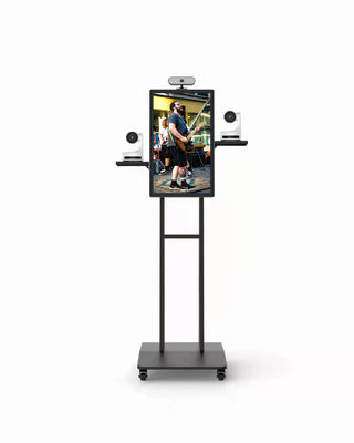 IR touch 43in Floor Standing Digital Signage AC110V Dengan mesin Kamera Langsung