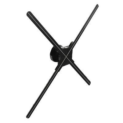 Four Blades 3D Hologram Fan Display Advertising Wall Mount 42cm Panel