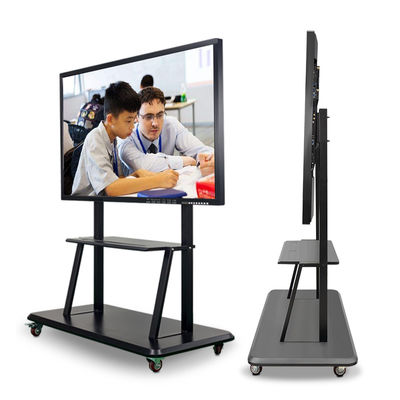 Papan Layar Sentuh Elektronik 4k TFT / Bingkai Aluminium Papan Tulis Interaktif 75 Inch