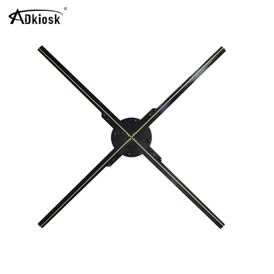 150 Derajat Sudut Pandang 3D Hologram Fan Display Digital Signage LED Display Fan 85cm