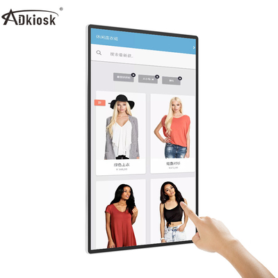 RMVB USB 2.0 Iklan Digital Signage RJ45 Interactive Lcd Touch Screen
