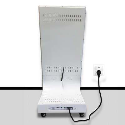 Layar Lcd 1.5A Self Service Kiosk Indoor Floor Stand CCC Dengan Roda