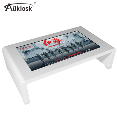 55 &quot;Pcap Touch Smart Interactive Table Tahan Air Untuk Restoran Konferensi Kopi
