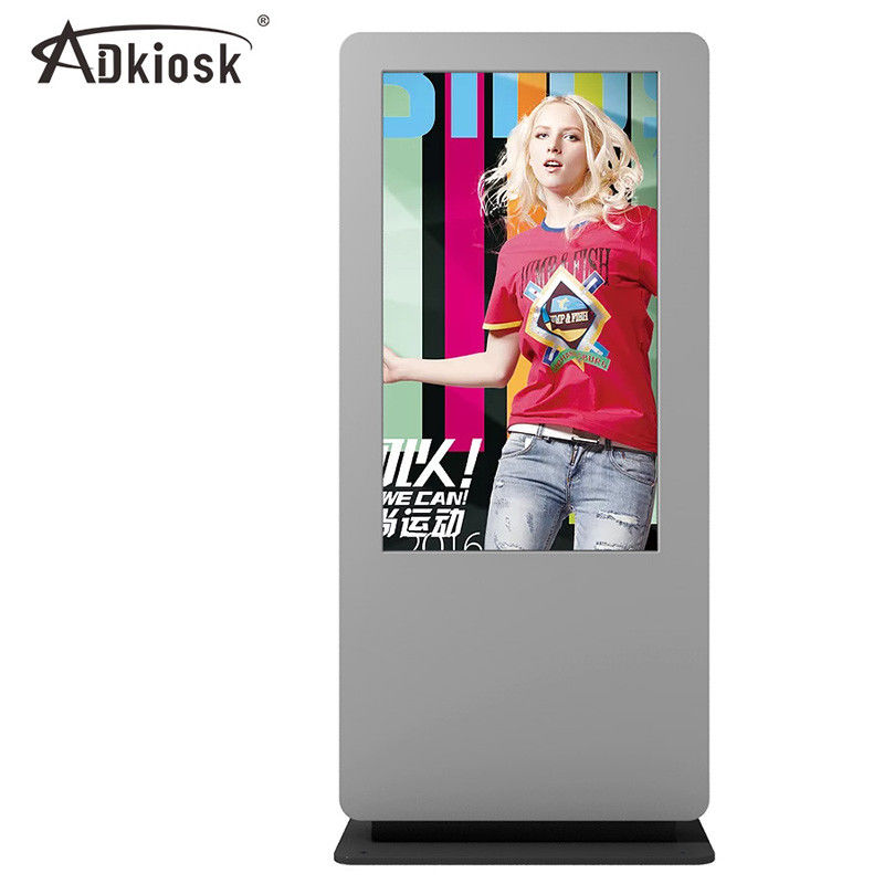 Layar LED 65 Inch Outdoor Digital Signage 4K Kecerahan Tinggi 89 Sudut Pandang